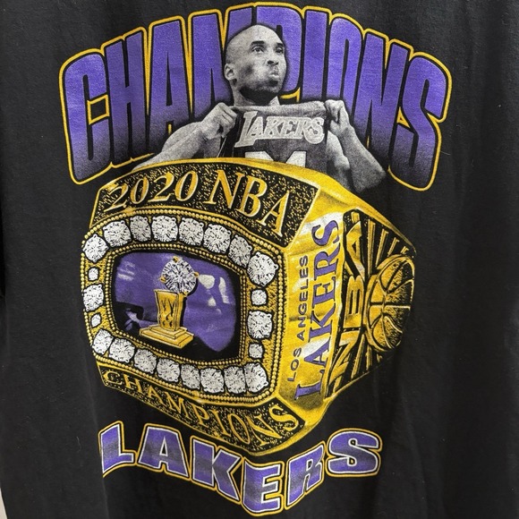 Lakers basketball t shirt Mens XLarge Suna Tag 2020 Champions  NBA Graphic Tee - Picture 2 of 11